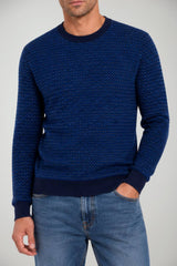 Manuel Ritz Maglia Uomo texture a quadri