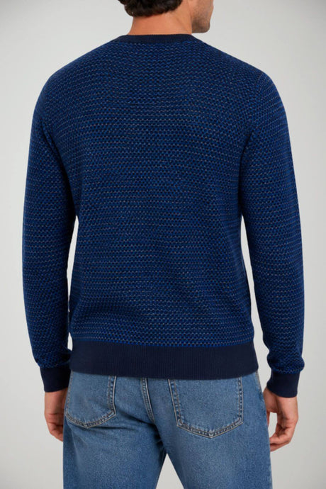 Manuel Ritz Maglia Uomo texture a quadri