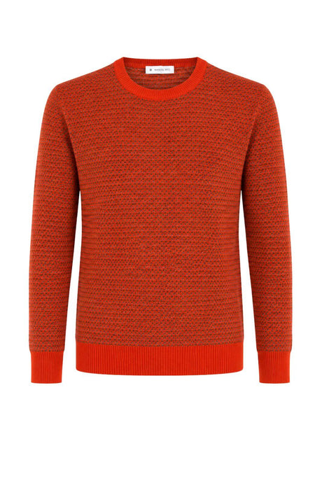 Manuel Ritz Maglia Uomo texture a quadri
