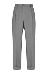 Manuel Ritz Pantaloni Uomo chino con risvolti