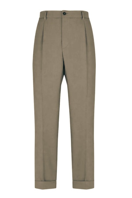Manuel Ritz Pantaloni Uomo chino con risvolti