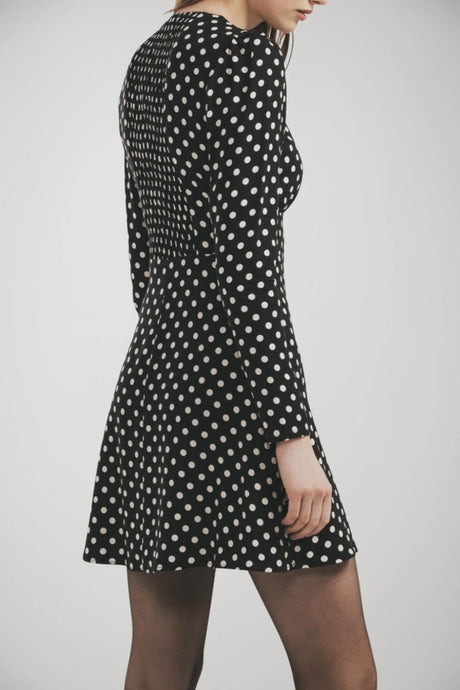 Abito Donna Mar de Margaritas a pois retro
