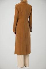 Cappotto lungo da donna monopetto Mar de Margaritas retro