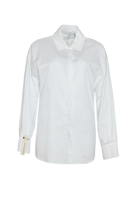 Camicia da donna Mar de Margaritas con arricciatura  e bottoni fronte