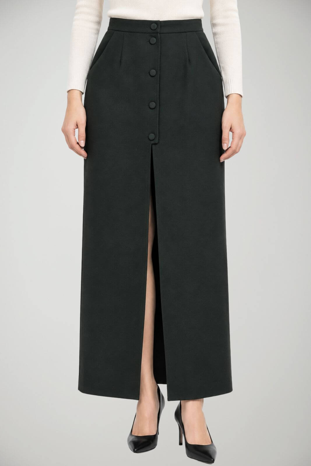 Margaux Lonnberg Gonna Lunga con Spacco Centrale