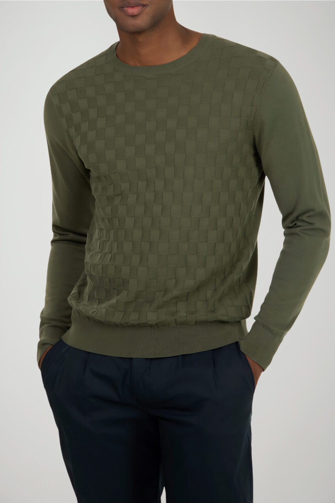 Markup Maglia Uomo lavorazione in rilievo