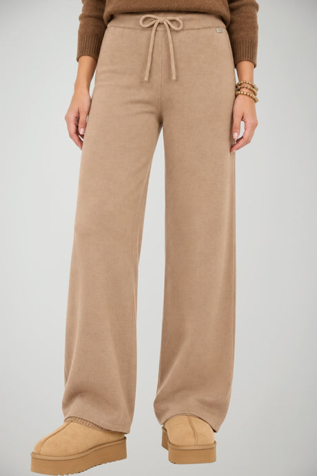 Markup Pantaloni Donna fluidi in maglia mano calda