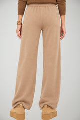 Markup Pantaloni Donna fluidi in maglia mano calda