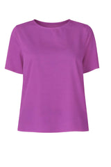 Markup blusa donna in raso maniche corte