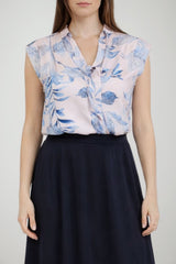 Markup blusa donna in raso stampa floreale