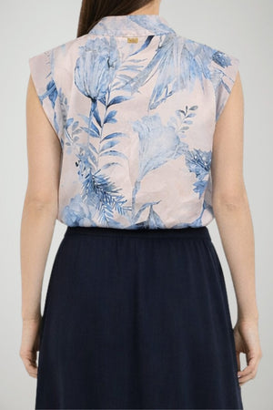 Markup blusa donna in raso stampa floreale