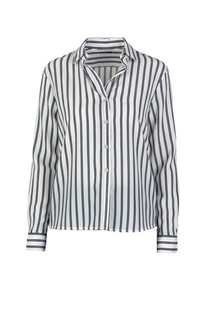 Camicia da donna Markup rigata in crepe de chine