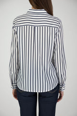 Camicia da donna Markup rigata in crepe de chine