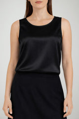 Markup canotta donna in raso