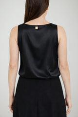 Markup canotta donna in raso