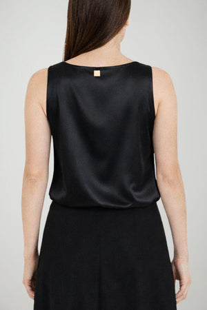 Markup canotta donna in raso