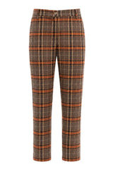 Markup Pantaloni Donna a quadri in flanella