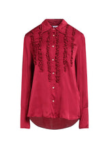 Camicia da donna Mason's con rouches e bottoni centrali fronte