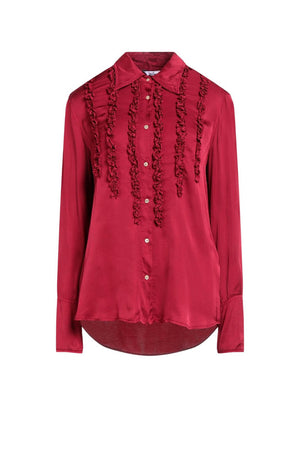 Camicia da donna Mason's con rouches e bottoni centrali fronte