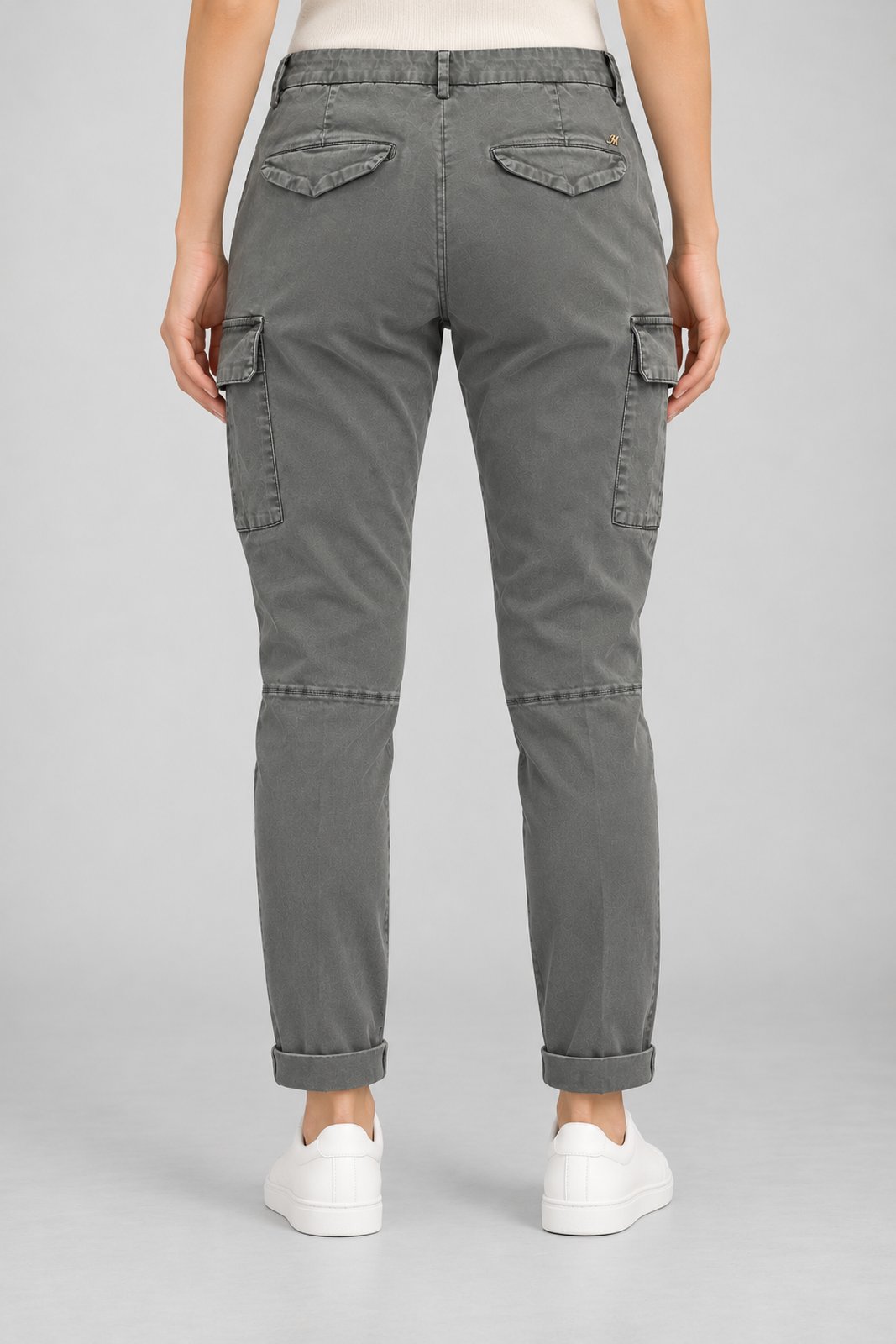 Mason's Pantaloni Donna cargo slavato