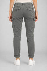 Mason's Pantaloni Donna cargo slavato