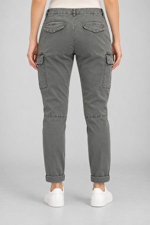 Mason's Pantaloni Donna cargo slavato
