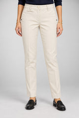 Mason's Pantaloni Donna Chino in Gabardina Stretch New York Slim