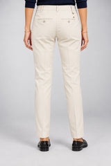 Mason's Pantaloni Donna Chino in Gabardina Stretch New York Slim