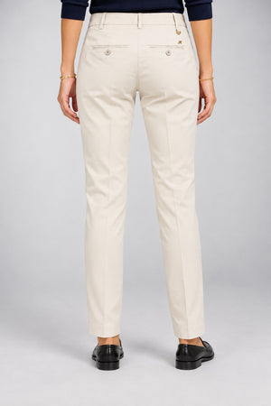 Mason's Pantaloni Donna Chino in Gabardina Stretch New York Slim
