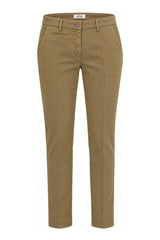 Mason's Pantaloni Donna Chino in Microlavorazione New York Slim
