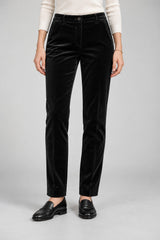 Mason's Pantaloni Donna Chino in Velluto Regular Fit New York
