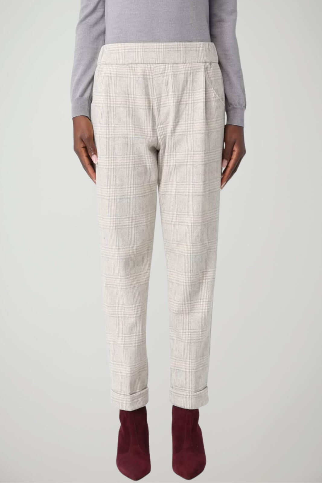 Mason's Pantaloni Donna Fantasia Check