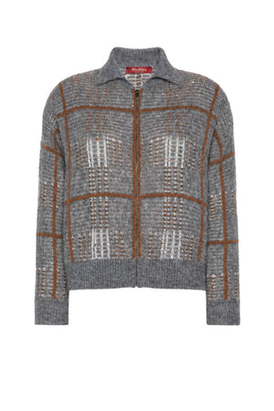 MaxMara Studio Cardigan Donna in jacquard con paillettes