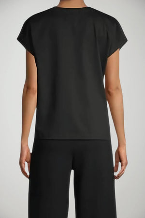 T-shirt da donna MaxMara Studio a pois retro