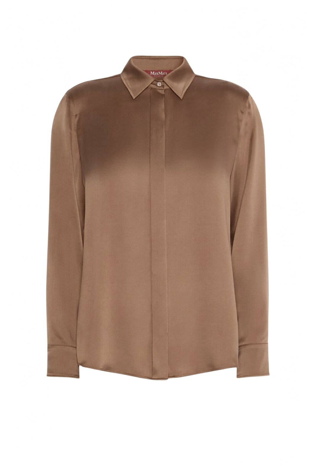 MaxMara Studio Camicia Donna in misto seta con bottoni gioiello