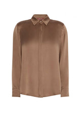 MaxMara Studio Camicia Donna in misto seta con bottoni gioiello