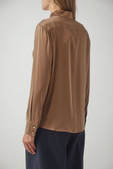 MaxMara Studio Camicia Donna in misto seta con bottoni gioiello