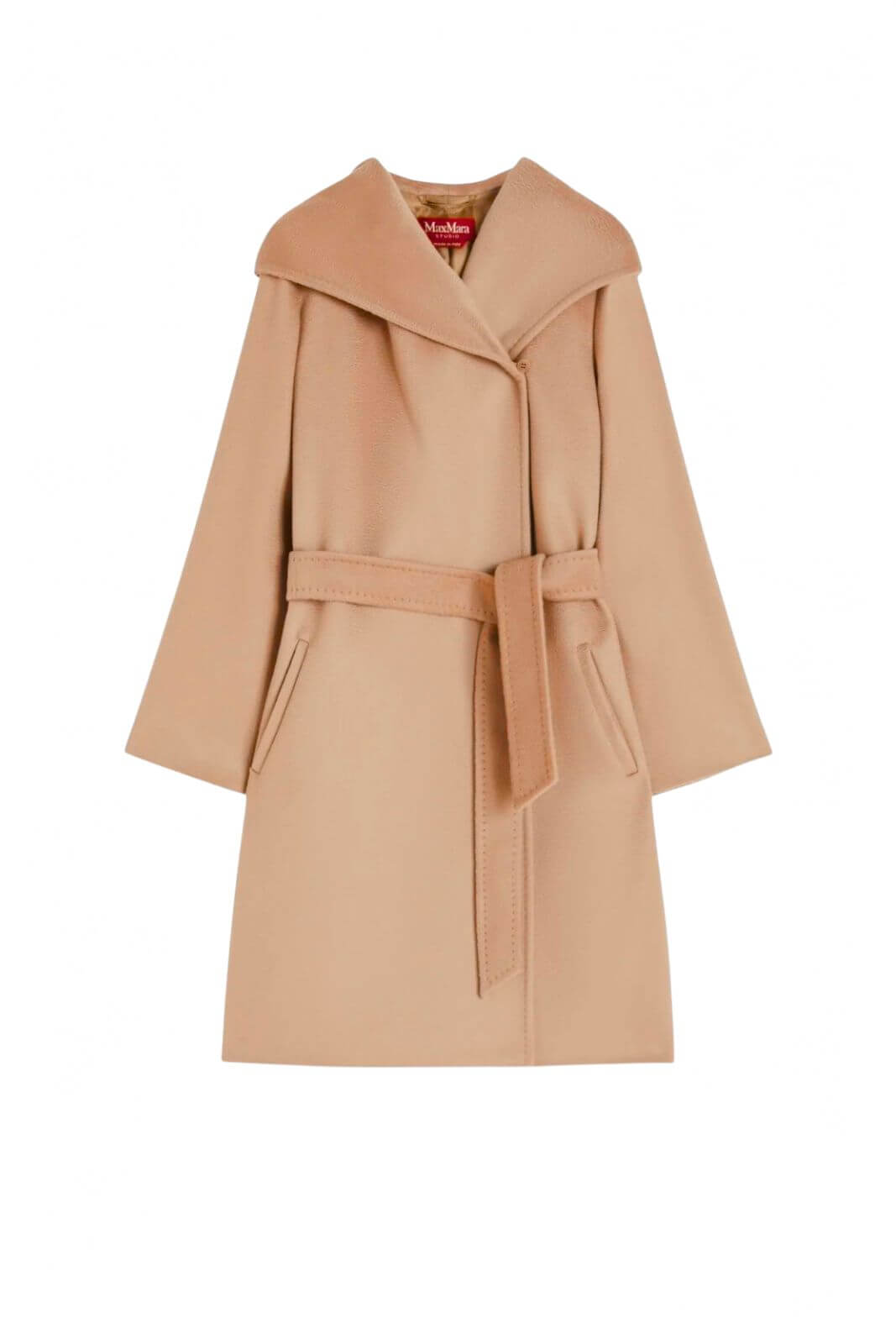 MaxMara Studio Cappotto Donna in lana con cappuccio