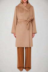MaxMara Studio Cappotto Donna in lana con cappuccio