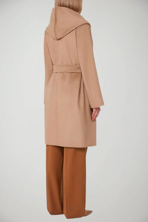 MaxMara Studio Cappotto Donna in lana con cappuccio