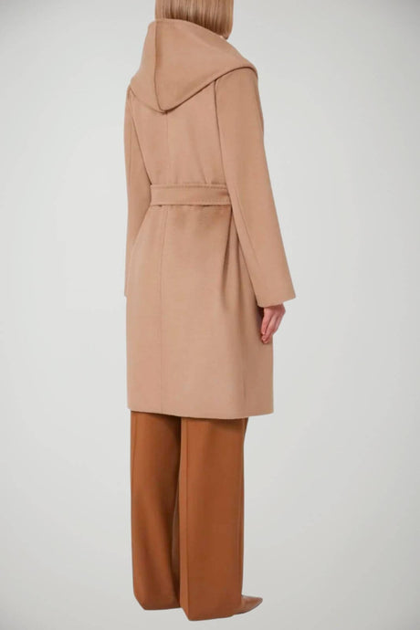MaxMara Studio Cappotto Donna in lana con cappuccio