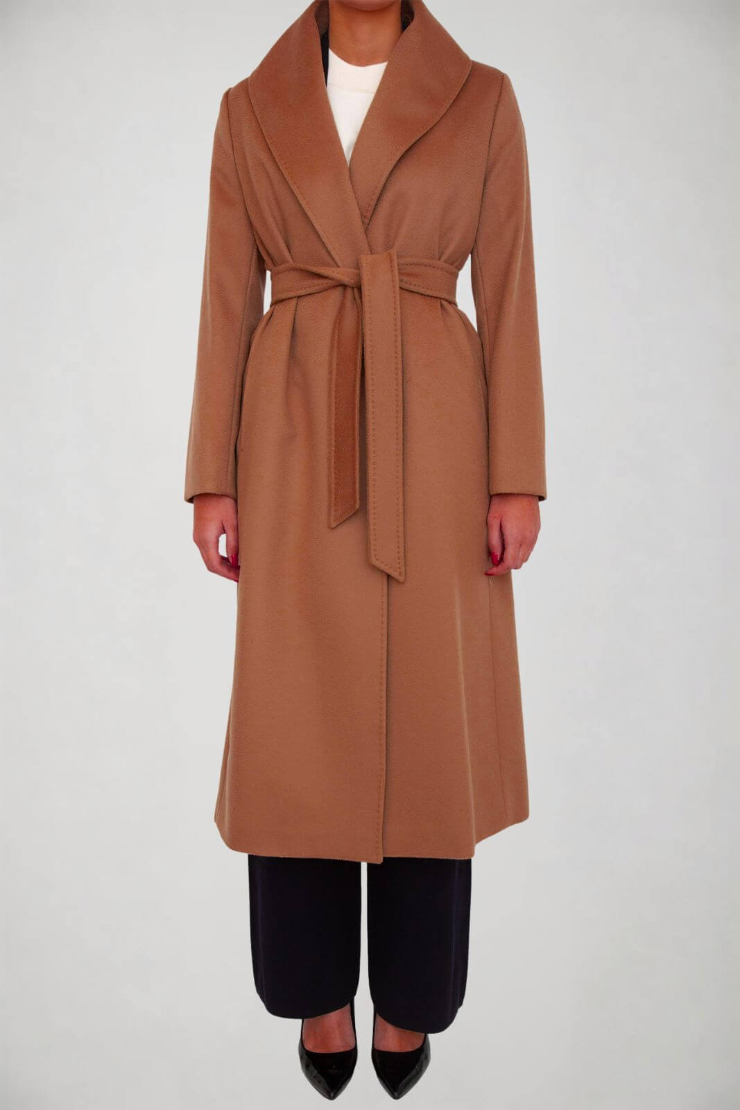 MaxMara Studio Cappotto Donna Loriana in drap di lana vergine