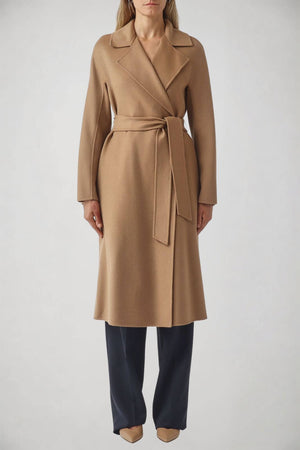 MaxMara Studio Cappotto Donna Cles a vestaglia / Cammello