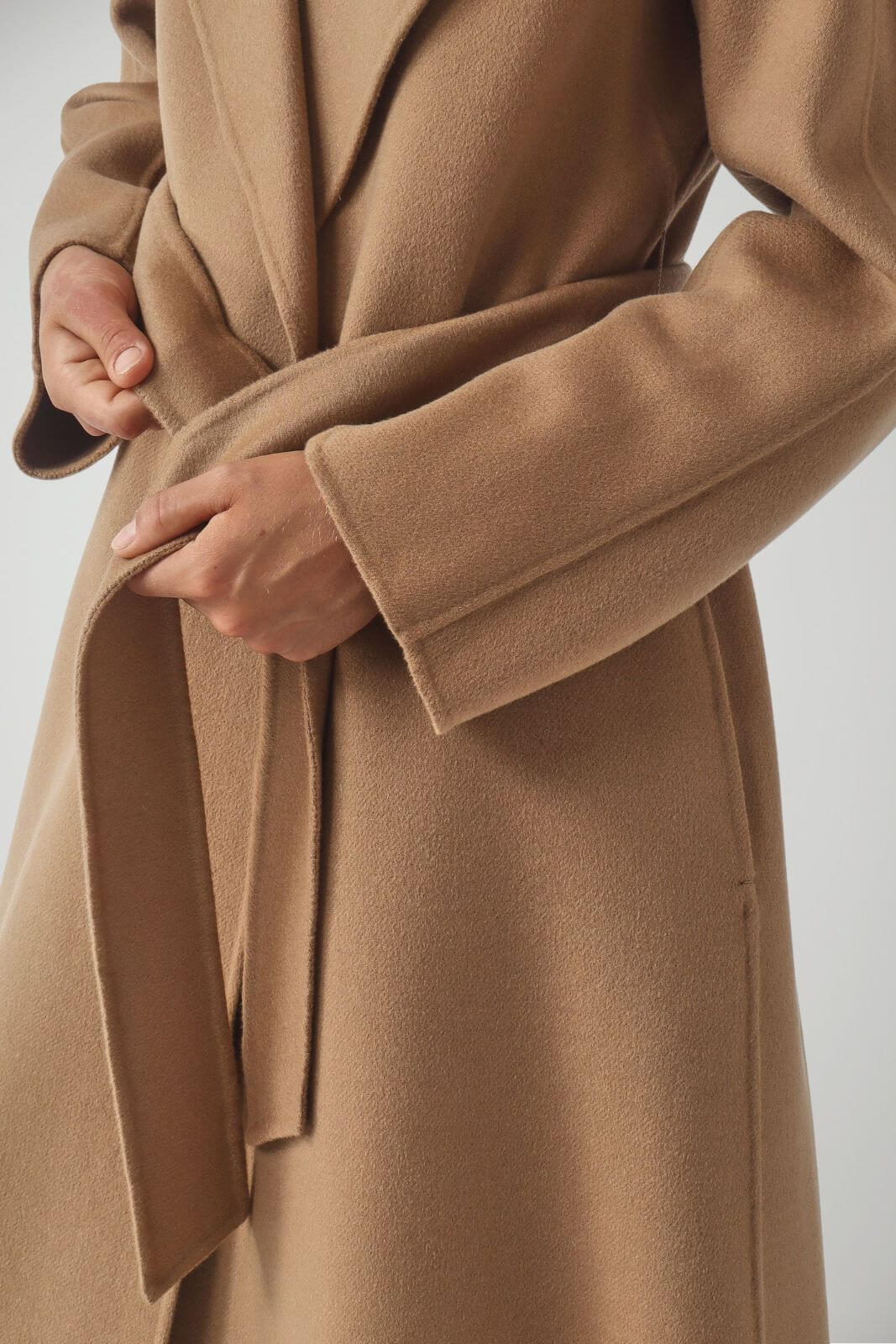 MaxMara Studio Cappotto Donna Cles a vestaglia / Cammello
