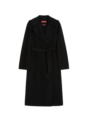 MaxMara Studio Cappotto Donna Cles a vestaglia / Nero