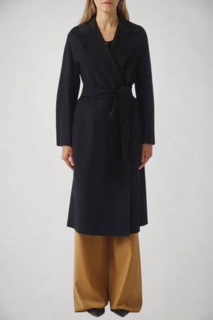 MaxMara Studio Cappotto Donna Cles a vestaglia / Nero