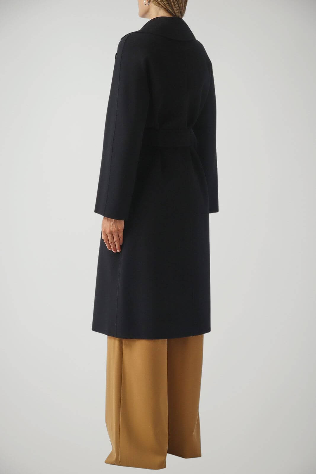 MaxMara Studio Cappotto Donna Cles a vestaglia / Nero
