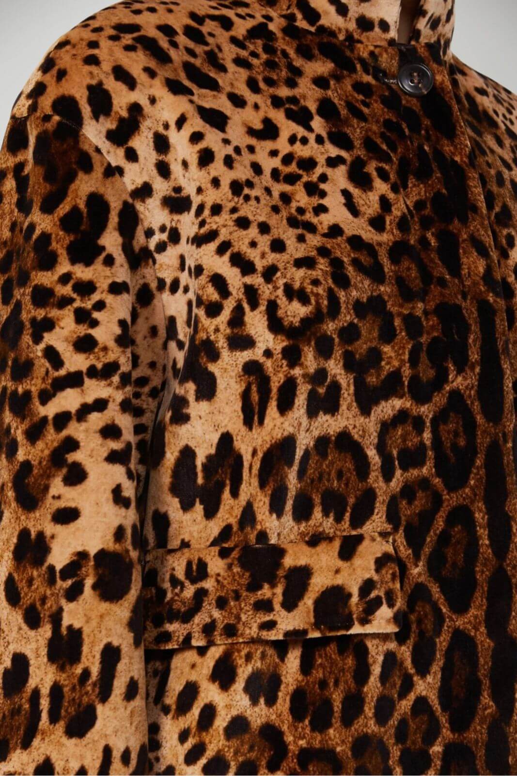 MaxMara Studio Giacca Donna in velluto stampa animalier