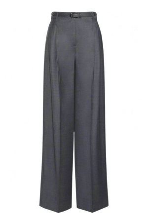MaxMara Studio Pantaloni Donna in flanella con pences