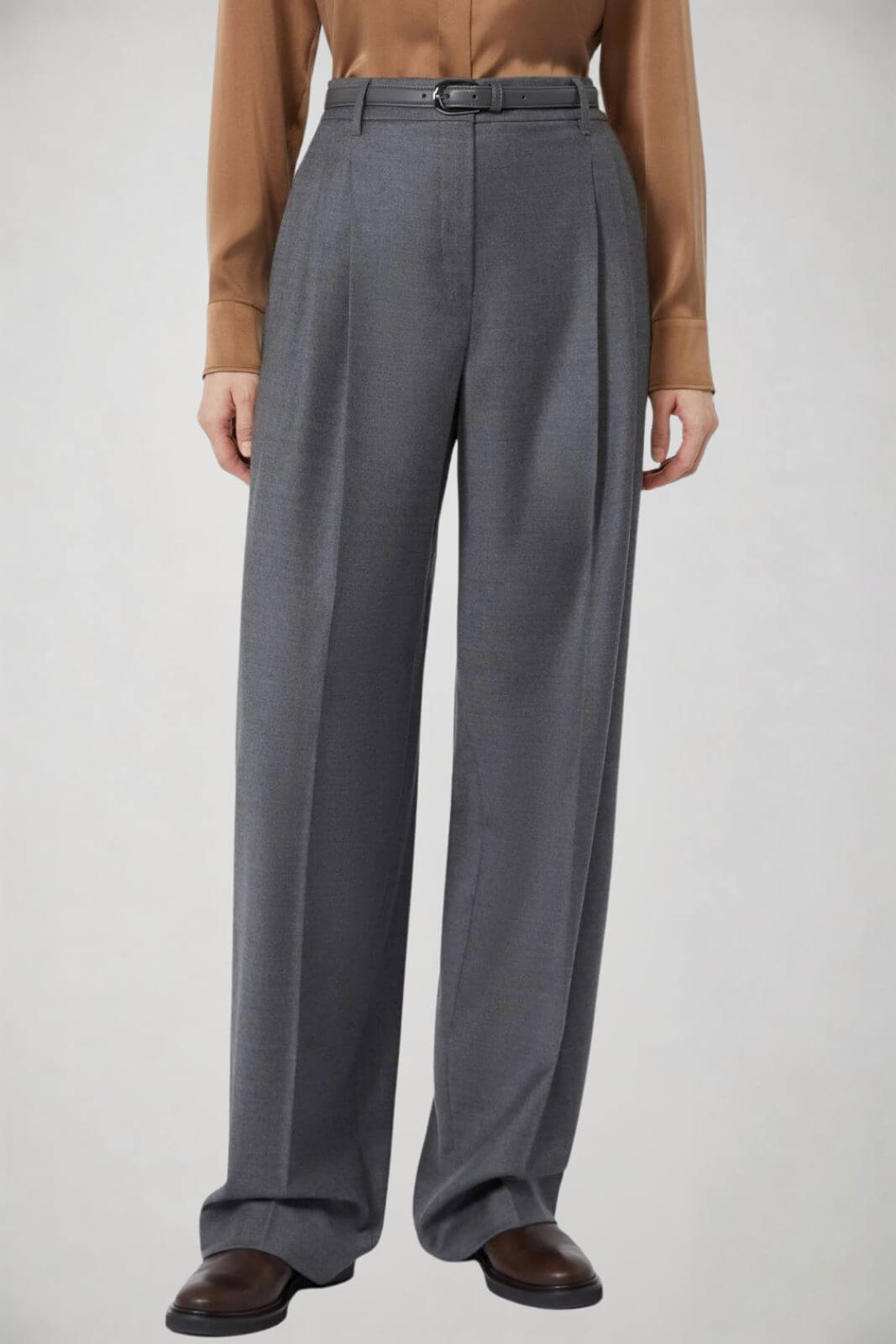 MaxMara Studio Pantaloni Donna in flanella con pences